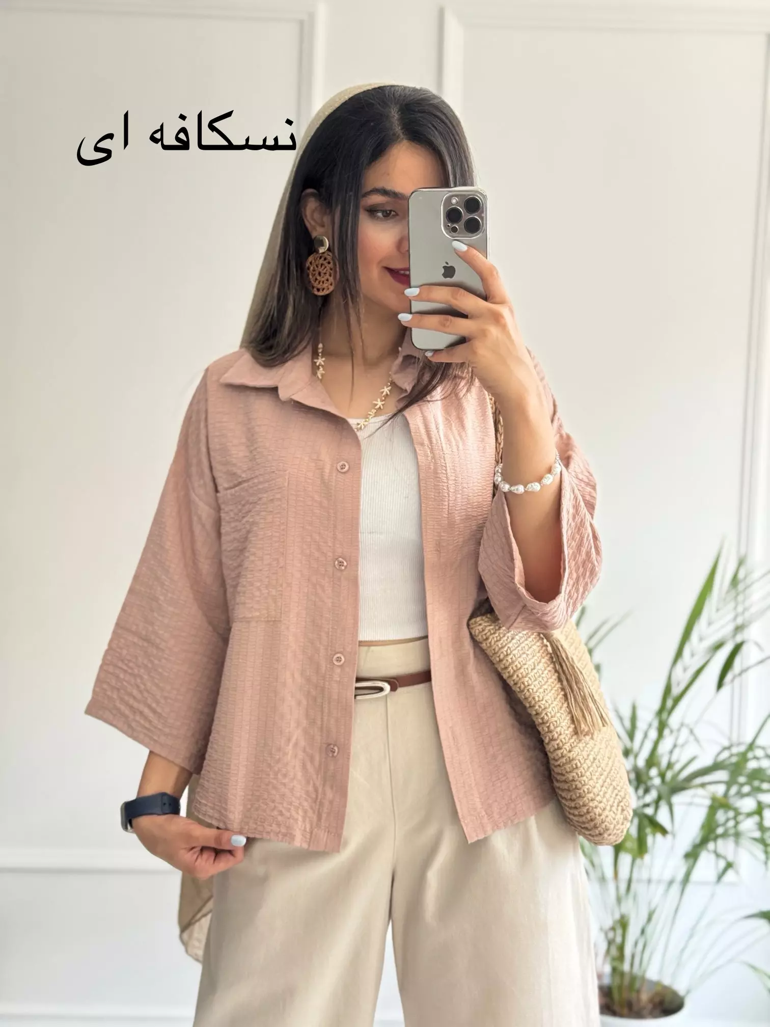 مانتو شومیزی باکسی آبنباتی